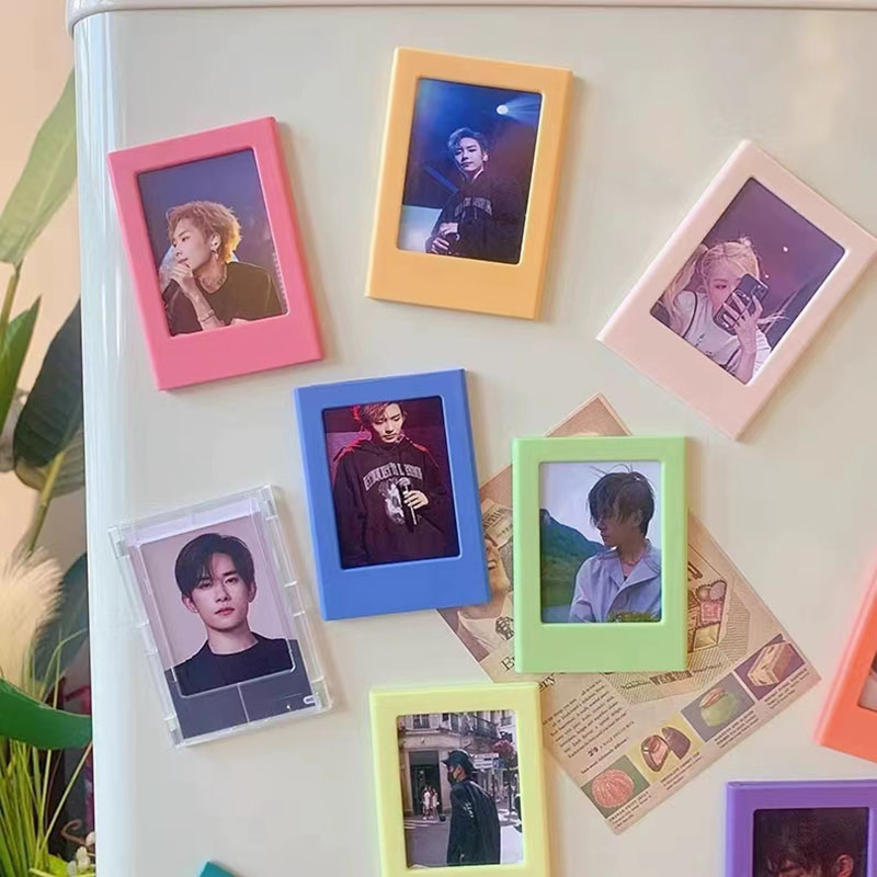 Instant Film Pack - กรอบรูปแม่เหล็ก 5/9/10/20/50 แพ็ค 3 นิ้วกรอบรูปตู้เย็นสําหรับ Fujifilm