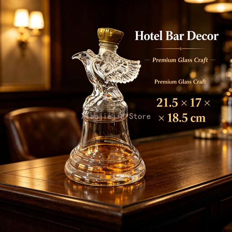 Vintage Collectible Glass - ขวดแก้วลายอินเดพендेन्स อีเกิล ลิเบอร์ตี้ เบลล์ ของสหรัฐอเมริกา รุ่นที่