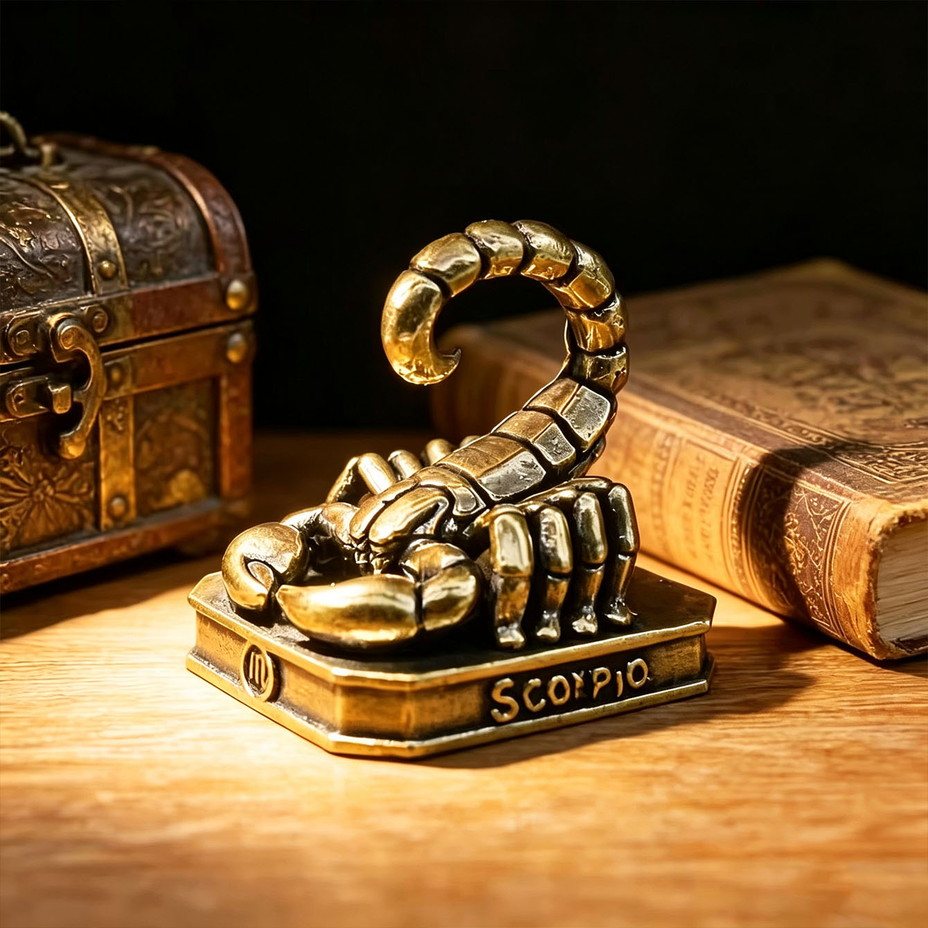 Vintage Collectible Ornaments - เครื่องประดับนักษัตรทองเหลืองทำมือ - รูปปั้นนักษัตรสไตล์วินเทจ เหมาะสำหรับตกแต่งบ้าน/สำนักงานและเป็นของสะสม