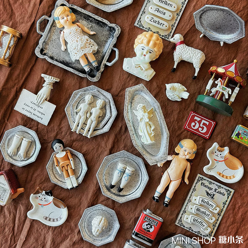 ชุดตุ๊กตาจิ๋วสไตล์วินเทจ ตุ๊กต - Vintage Collectible And Vintage Dolls บทวิจารณ์และราคา