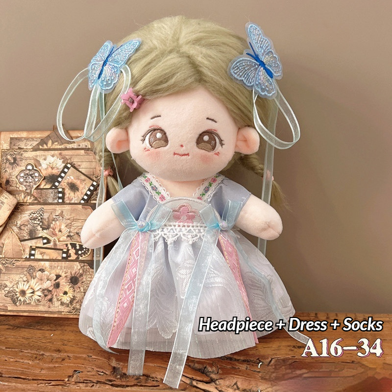 ชุดฮันฝูสไตล์จีนสำหรับตุ๊กตาผ้ - Vintage Collectible And Vintage Dolls บทวิจารณ์และราคา