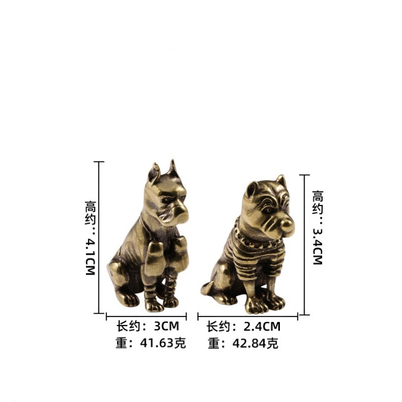 รูปปั้นพิตบูล บูลด็อก ทำจากทอง - Vintage Collectible Christmas Ornaments บทวิจารณ์และราคา