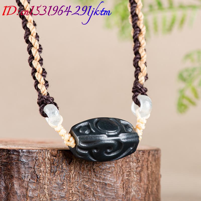 หยกเหอเถียน จี้แกะสลัก สร้อยคอ - Vintage Necklace บทวิจารณ์และราคา