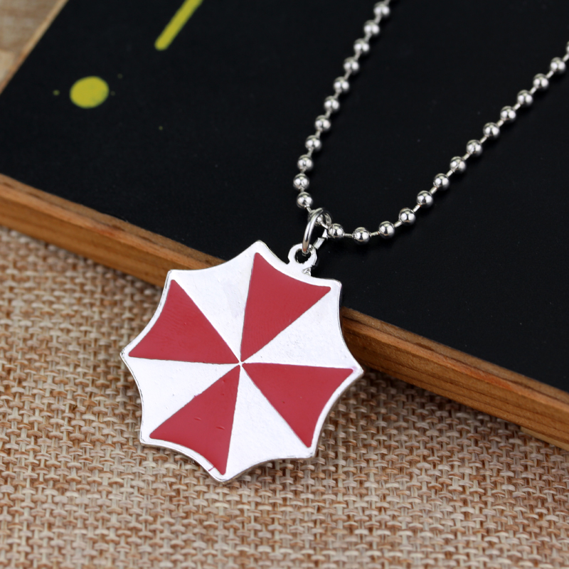 สร้อยคอจี้ร่มสีแดงสไตล์วินเทจ  - Vintage Necklace บทวิจารณ์และราคา