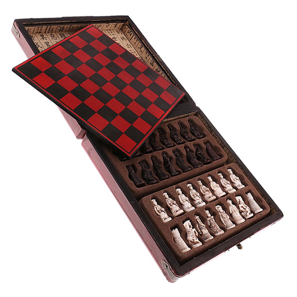 ชุดหมากรุกจีน กระดานไม้ขนาดเล็ - Vintage Collectible Board Games บทวิจารณ์และราคา