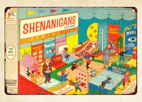 ป้ายโลหะ Shenanigans Board Gam - Vintage Collectible Stores บทวิจารณ์และราคา