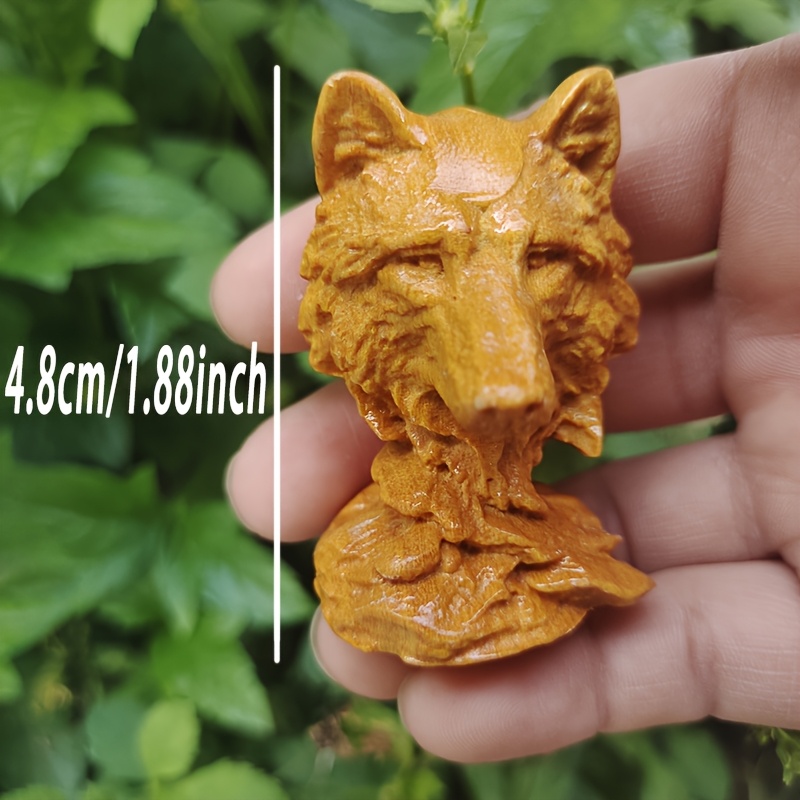 ประติมากรรมหัวหมาป่าไม้สไตล์วิ - Vintage Collectible Christmas Ornaments บทวิจารณ์และราคา