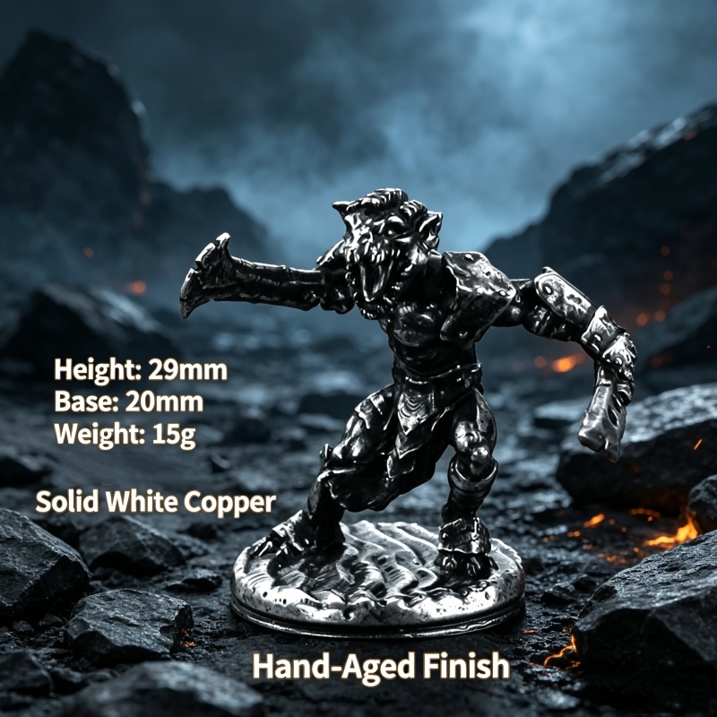 ฟิกเกอร์โลหะโบราณรูปนักรบก็อบล - Vintage Collectible Board Games บทวิจารณ์และราคา