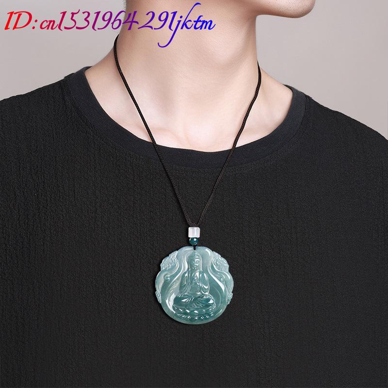 จี้พระพุทธรูปหยกพม่าแท้ สร้อยค - Vintage Necklace บทวิจารณ์และราคา