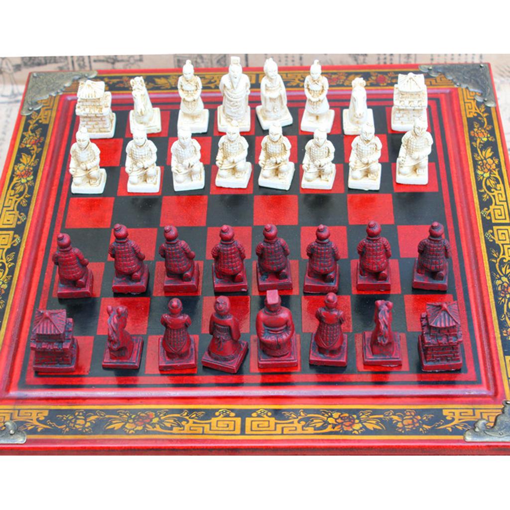 ชุดหมากรุกจีนเรซิ่นหรูหราสไตล์ - Vintage Collectible Board Games บทวิจารณ์และราคา