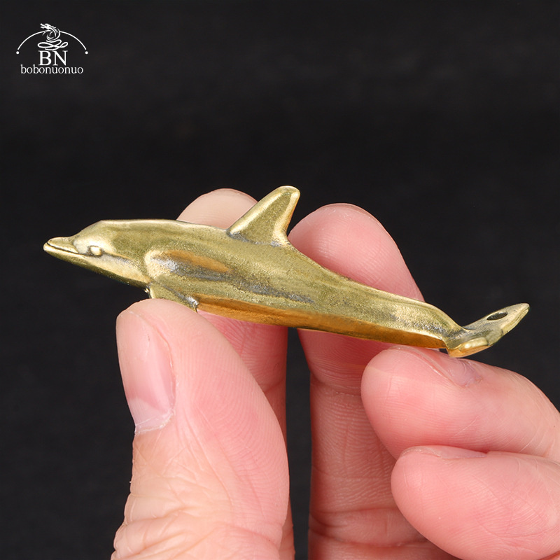 ทองเหลือง Dolphin เครื่องประดั - Vintage Collectible Ornaments บทวิจารณ์และราคา