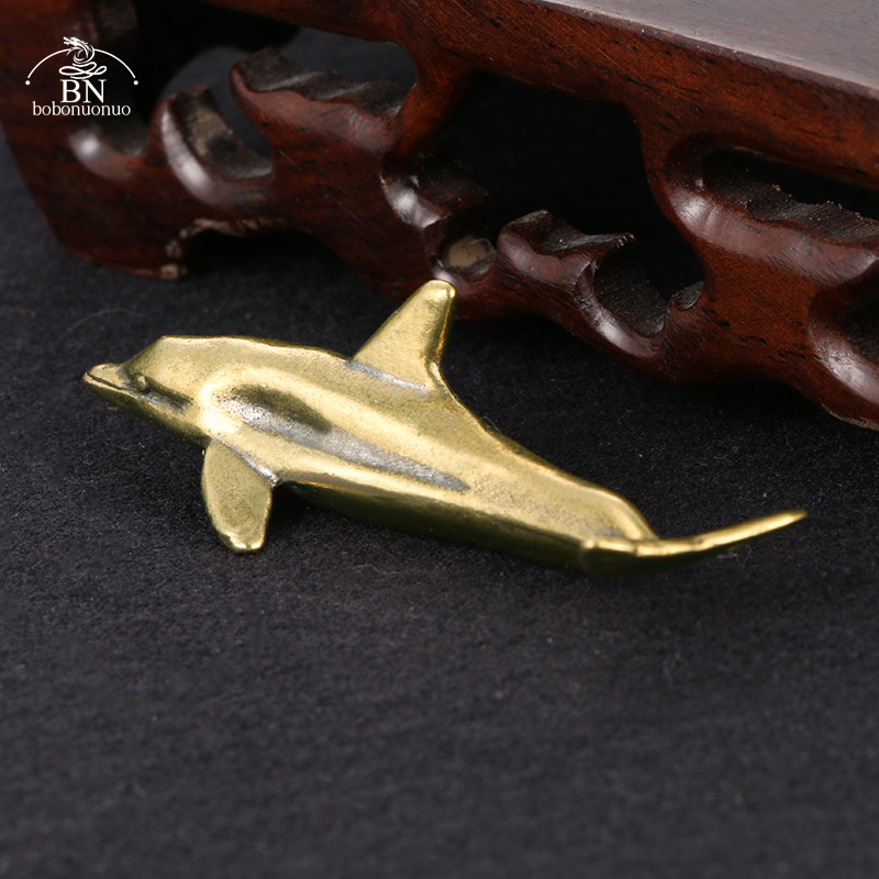 ทองเหลือง Dolphin เครื่องประดั - Vintage Collectible Ornaments บทวิจารณ์และราคา