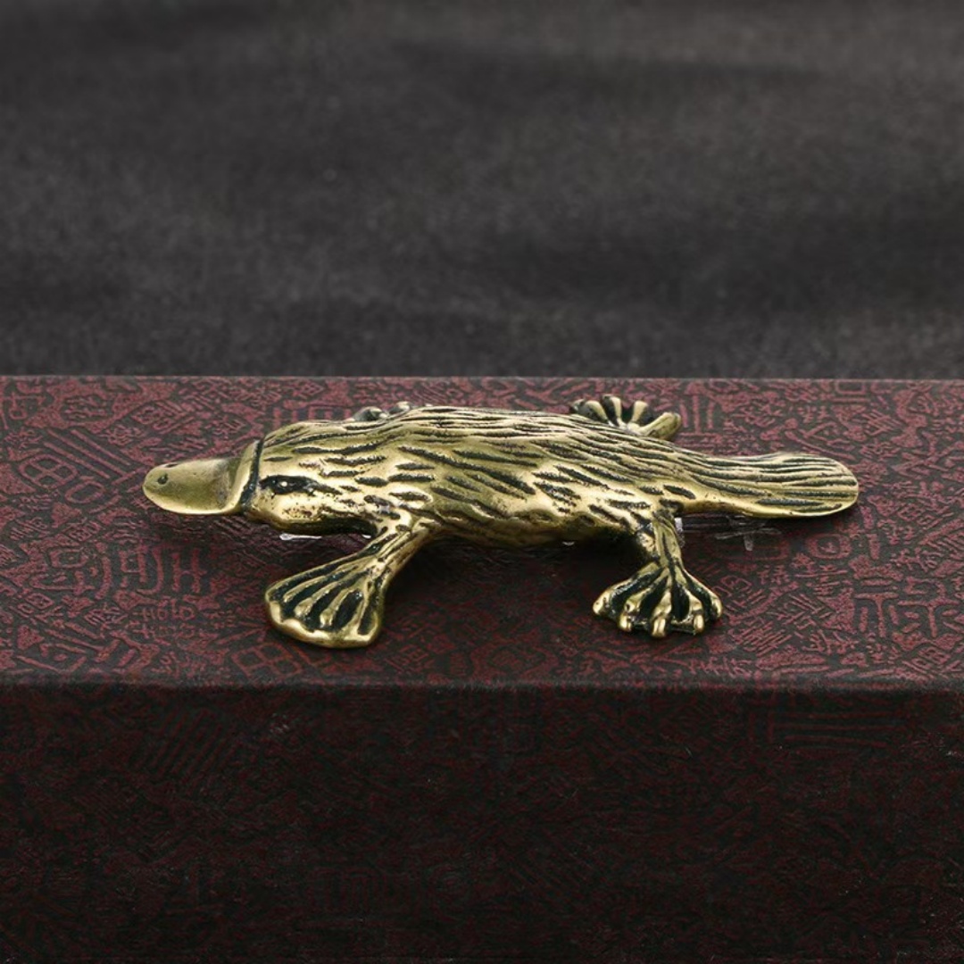 Vintage ทองเหลือง Platypus ตุ๊ - Vintage Collectible Ornaments บทวิจารณ์และราคา