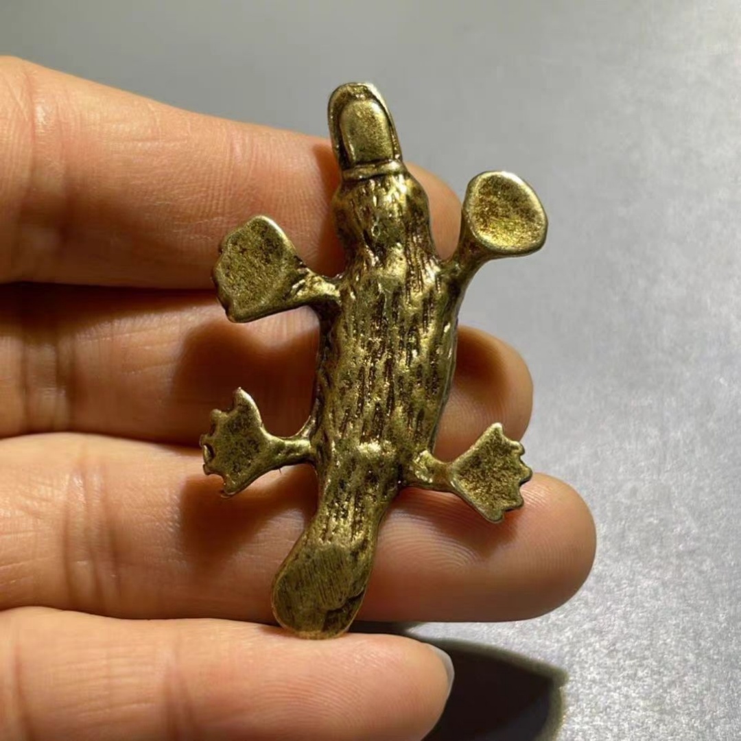 Vintage ทองเหลือง Platypus ตุ๊ - Vintage Collectible Ornaments บทวิจารณ์และราคา