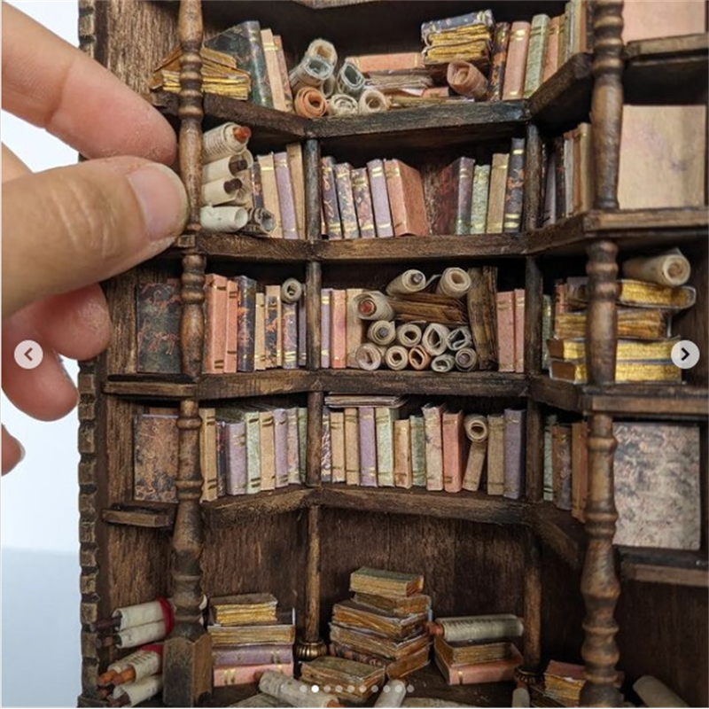 ตู้หนังสือจิ๋ว ของตกแต่ง พร้อม - Vintage Collectible Glass บทวิจารณ์และราคา
