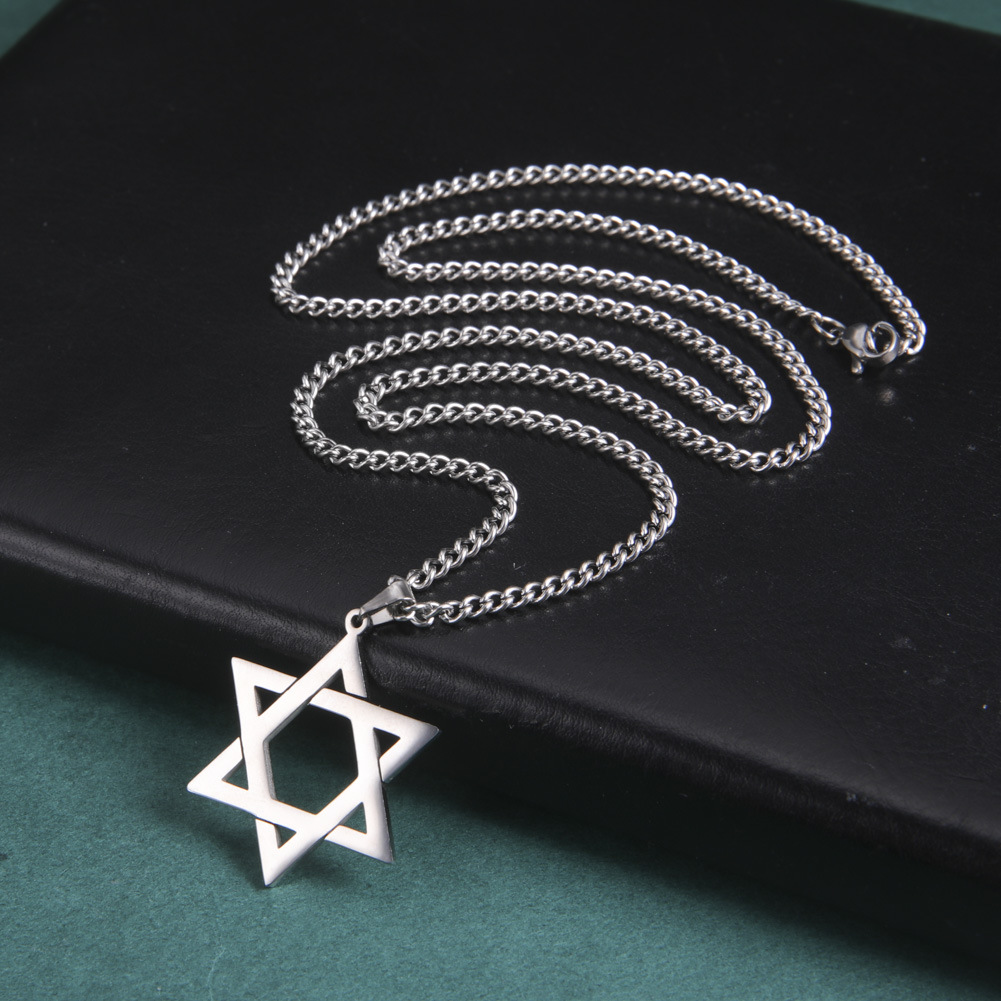 สร้อยคอจี้ดาวหกแฉกสแตนเลสสตีลส - Vintage Necklace บทวิจารณ์และราคา